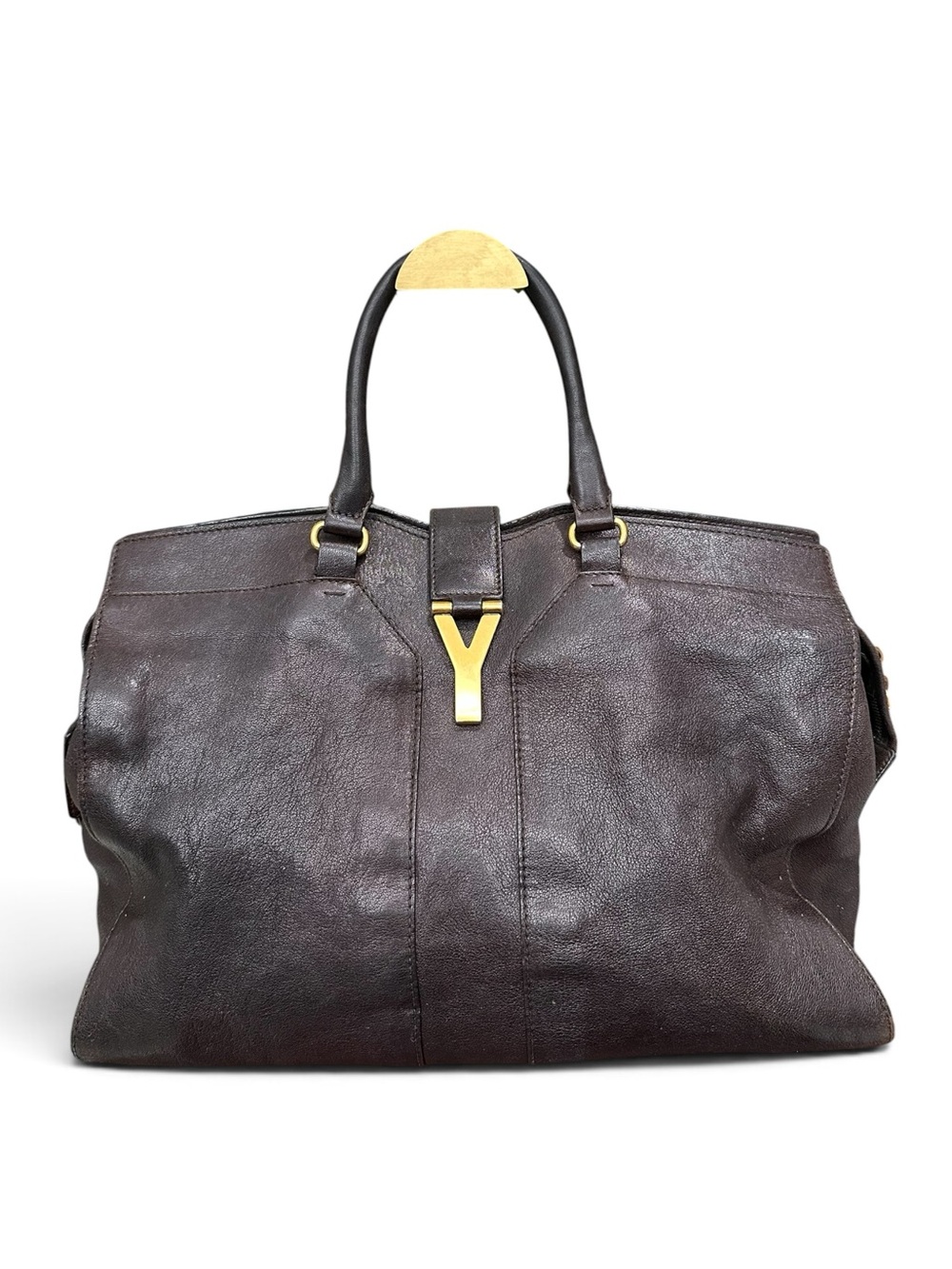 Yves Saint Laurent Cabas Chyc tote bag dark brown